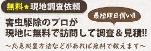 無料 現地調査依頼