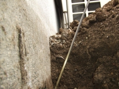 ＜対策3＞外側土壌からベタ基礎への注入角度の確認